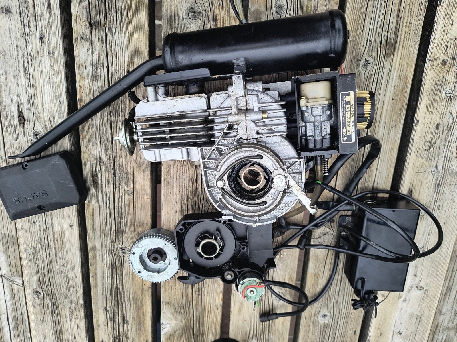 Sachs 301/a motor van een spartamet, Ophalen, Gebruikt, Blok, Spartamet