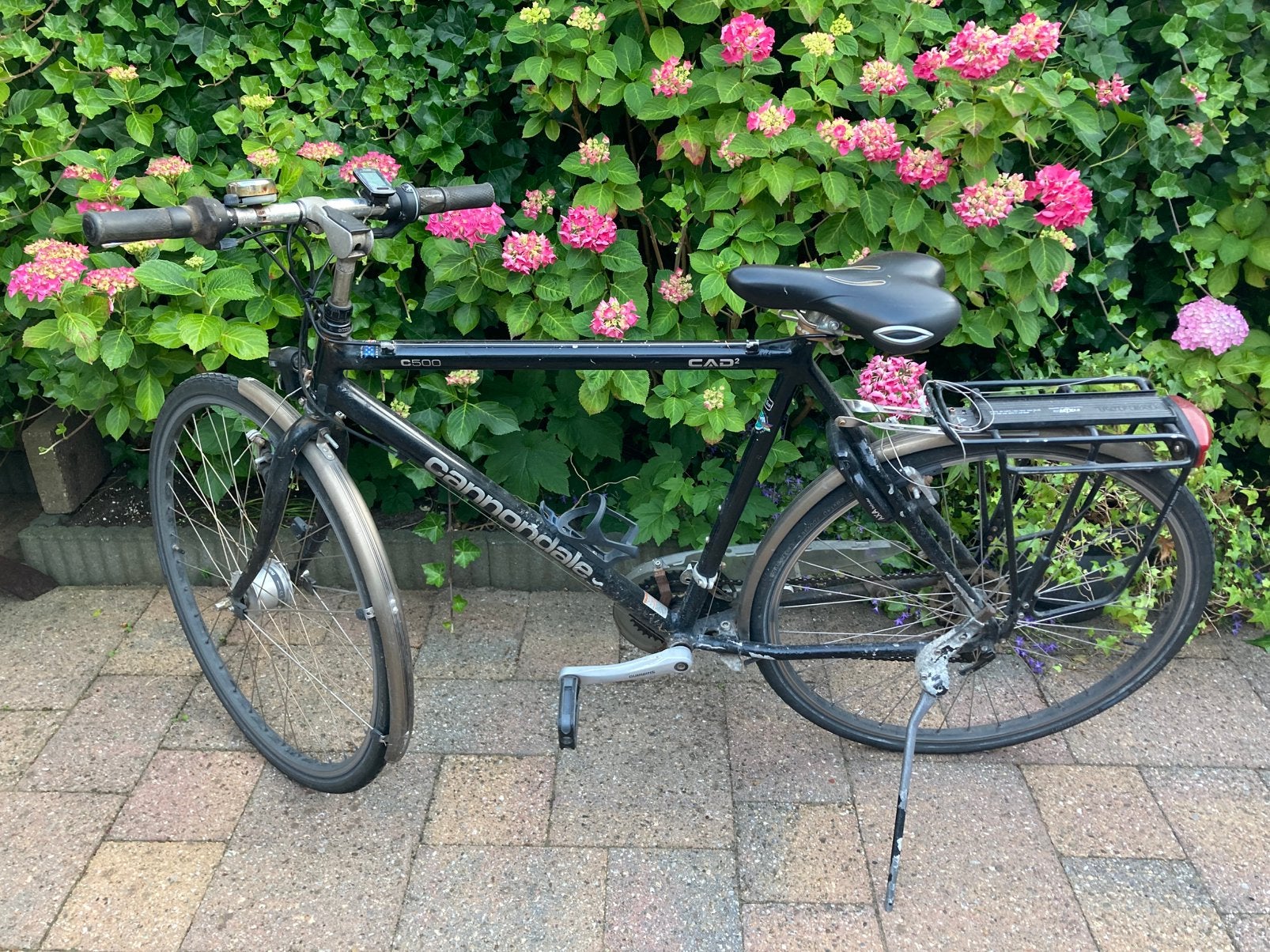 Cannondale herenfiets opknapper of voor onderdelen, Gebruikt, Velgrem, Versnellingen, 53 tot 57 cm
