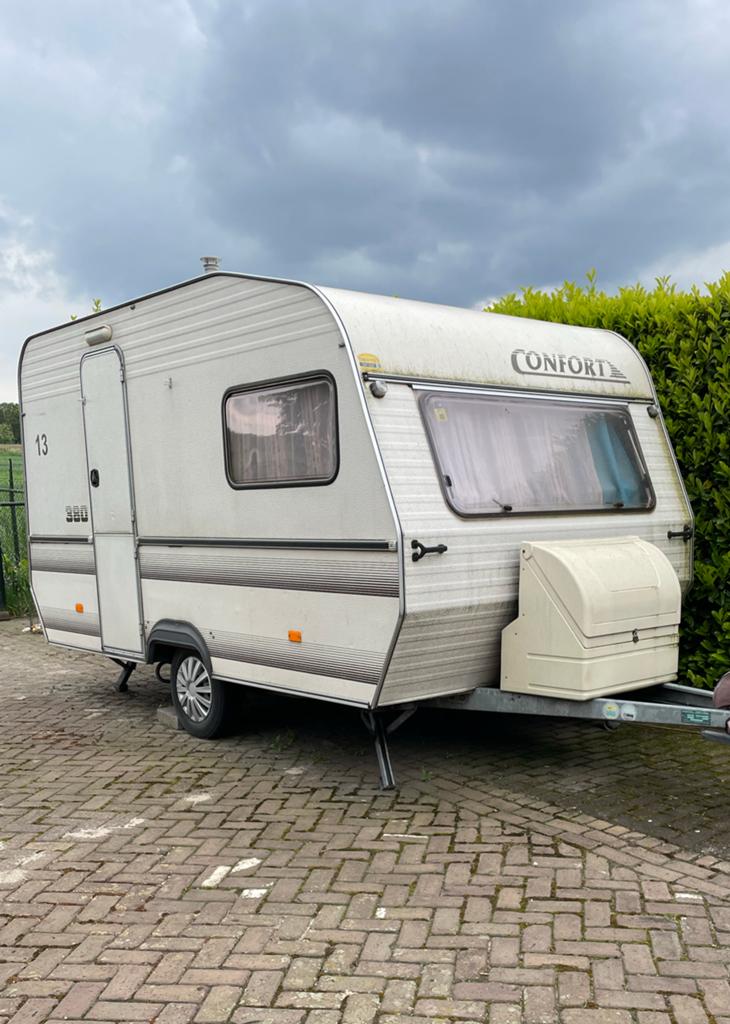 Caravan, Caravans en Kamperen, Overige merken, Standaardzit, Koelkast, Omvormbare zithoek