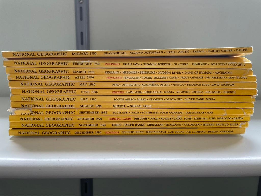 National Geographic Magazine jaargang 1996, Boeken, Ophalen of Verzenden, Nieuw, Wetenschap en Natuur
