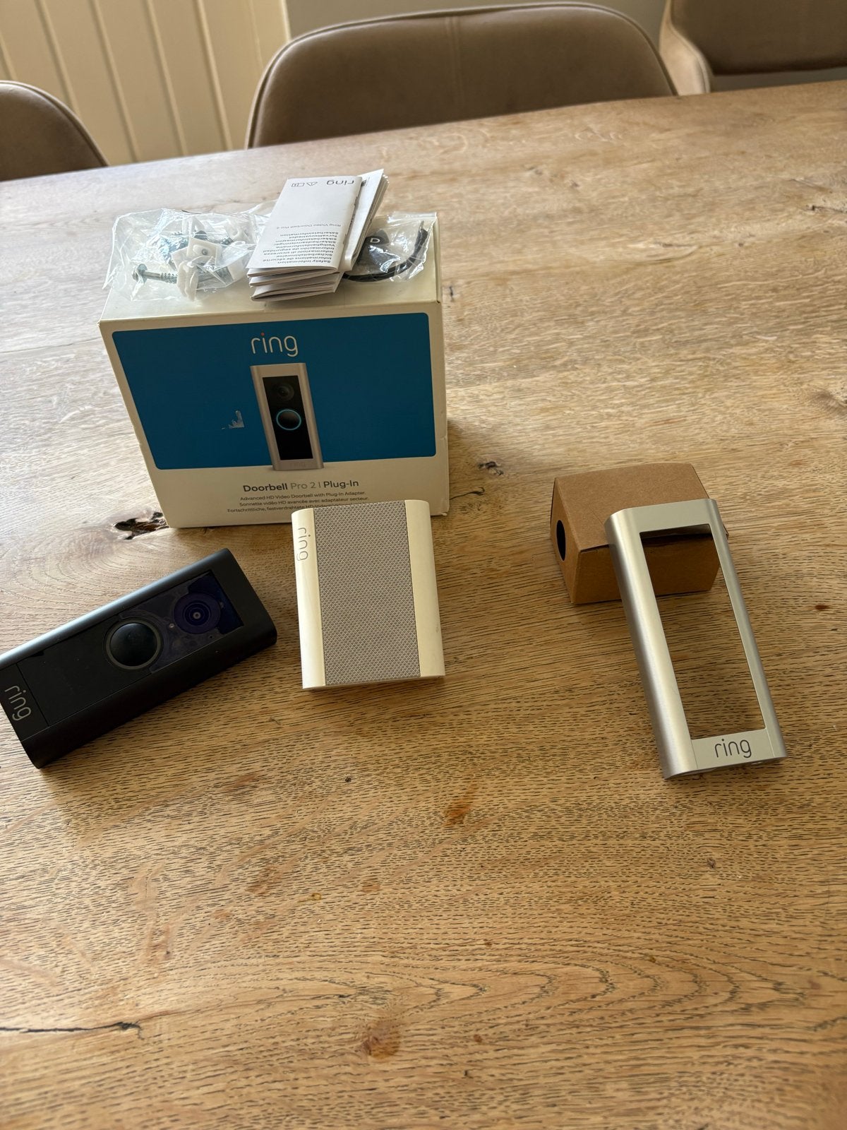 Ring Doorbell Pro 2 | met chime, Ophalen, Detector, Sensor of Melder, Draadloos, Beweging