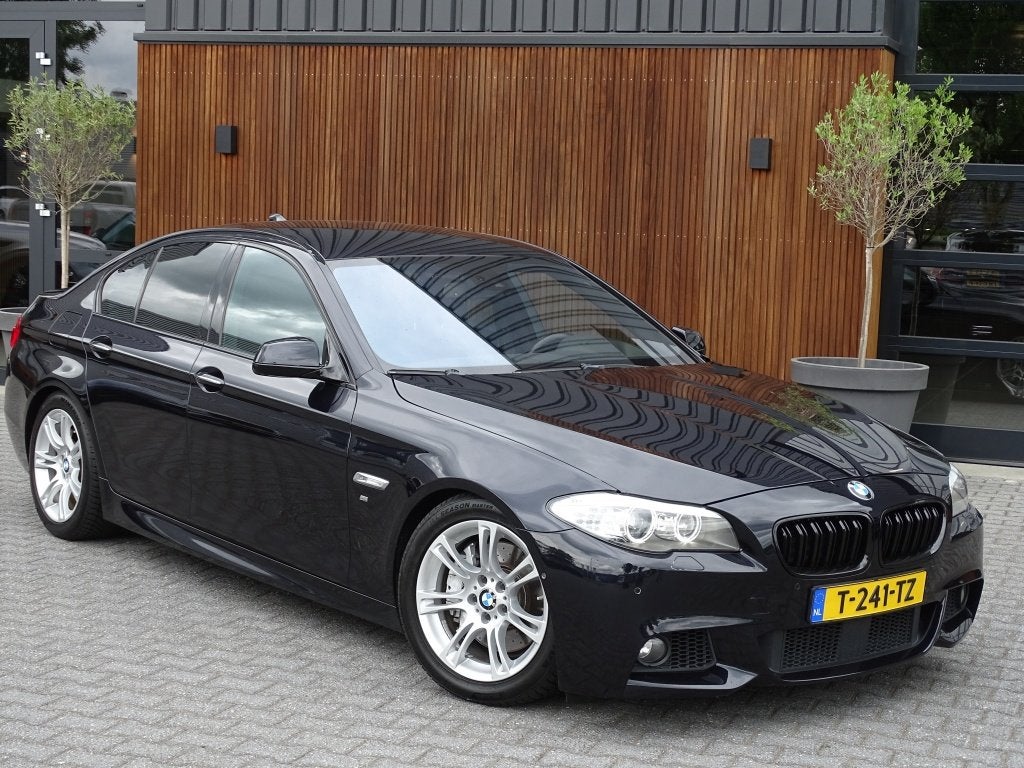 BMW 5 Serie 535i TwinPowerTurbo 306PK / Executive / M Sport, Automaat, Euro 5, Gebruikt, Zwart