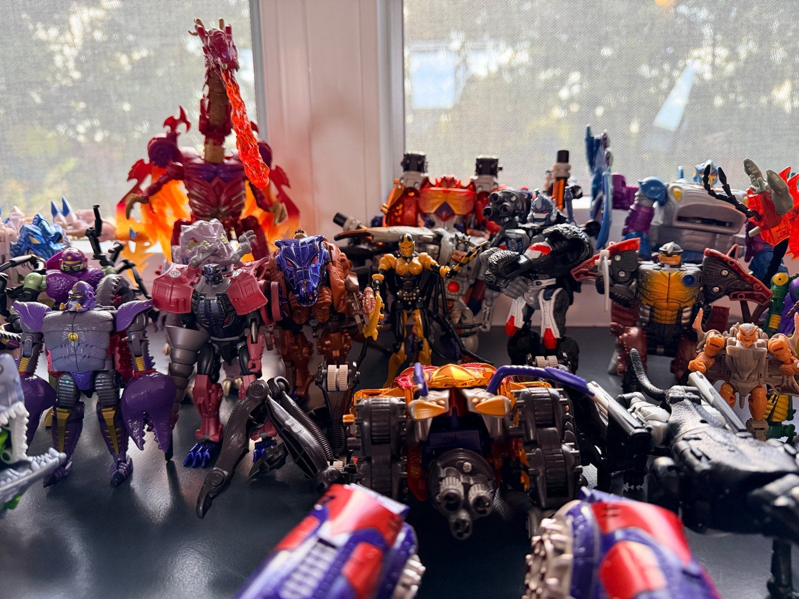 Grote collectie Transformers actiefiguren (Beast Wars, WFC), Verzamelen, Transformers, Overige generaties, Ophalen of Verzenden