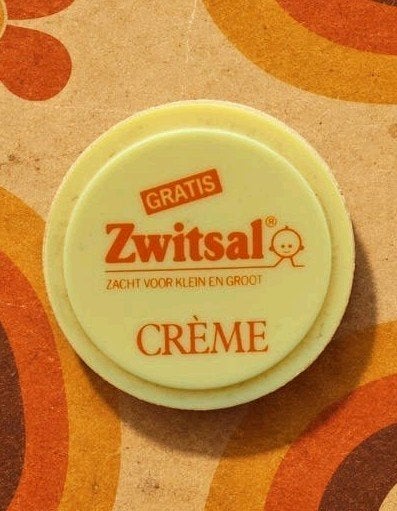 Retro Zwitsal Crème Doosje/potje - Vintage Verzamelobject, Ophalen of Verzenden, Gebruikt