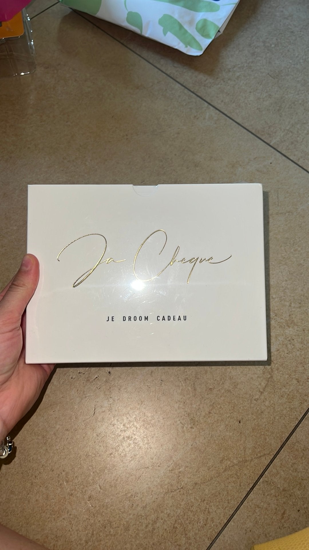 De Ja Cheque, Tickets en Kaartjes, Kortingen en Cadeaubonnen, Eén persoon, Cadeaubon