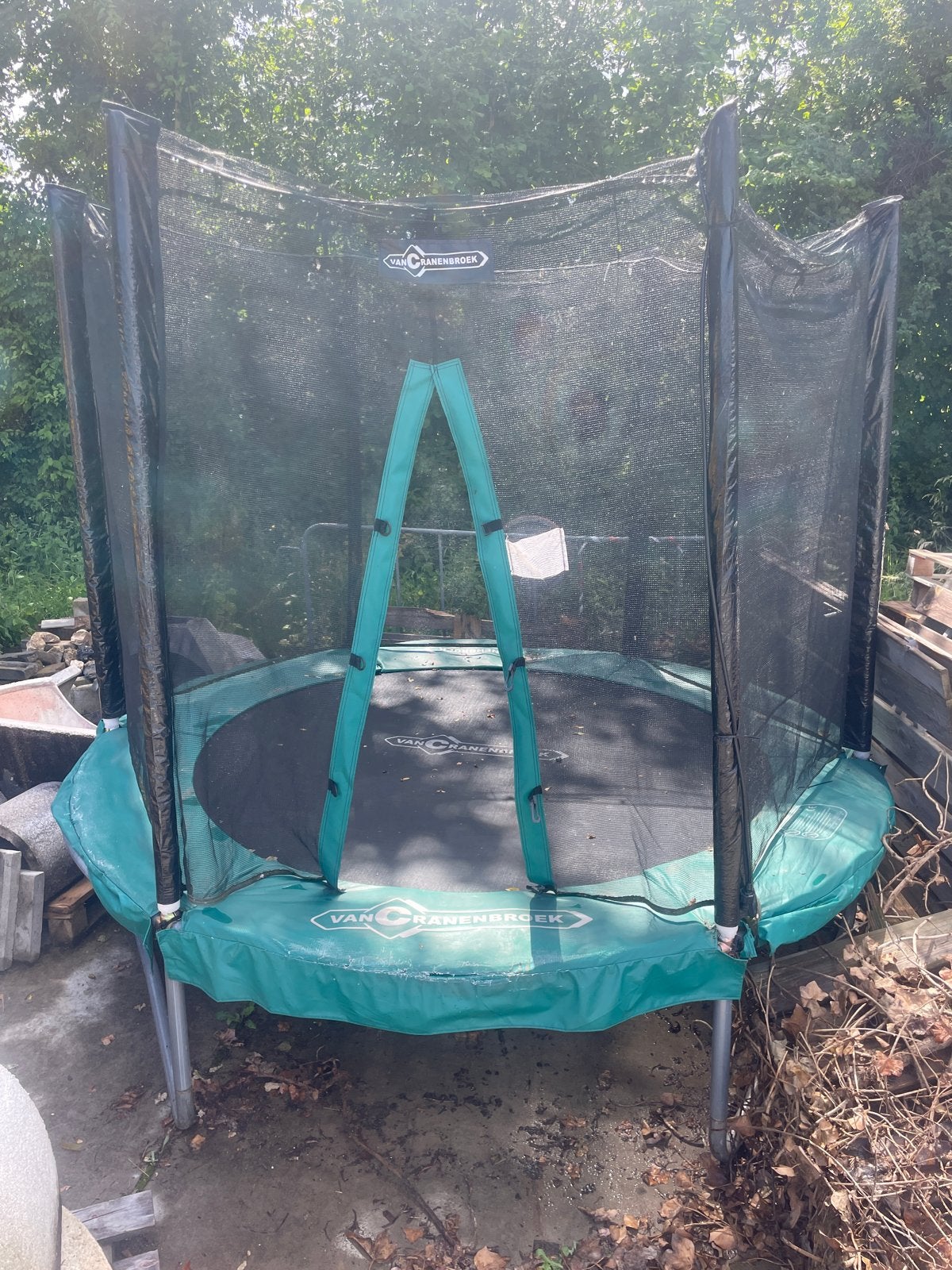 Van Cranenbroek Trampoline met Veiligheidsnet, Ophalen of Verzenden, Gebruikt