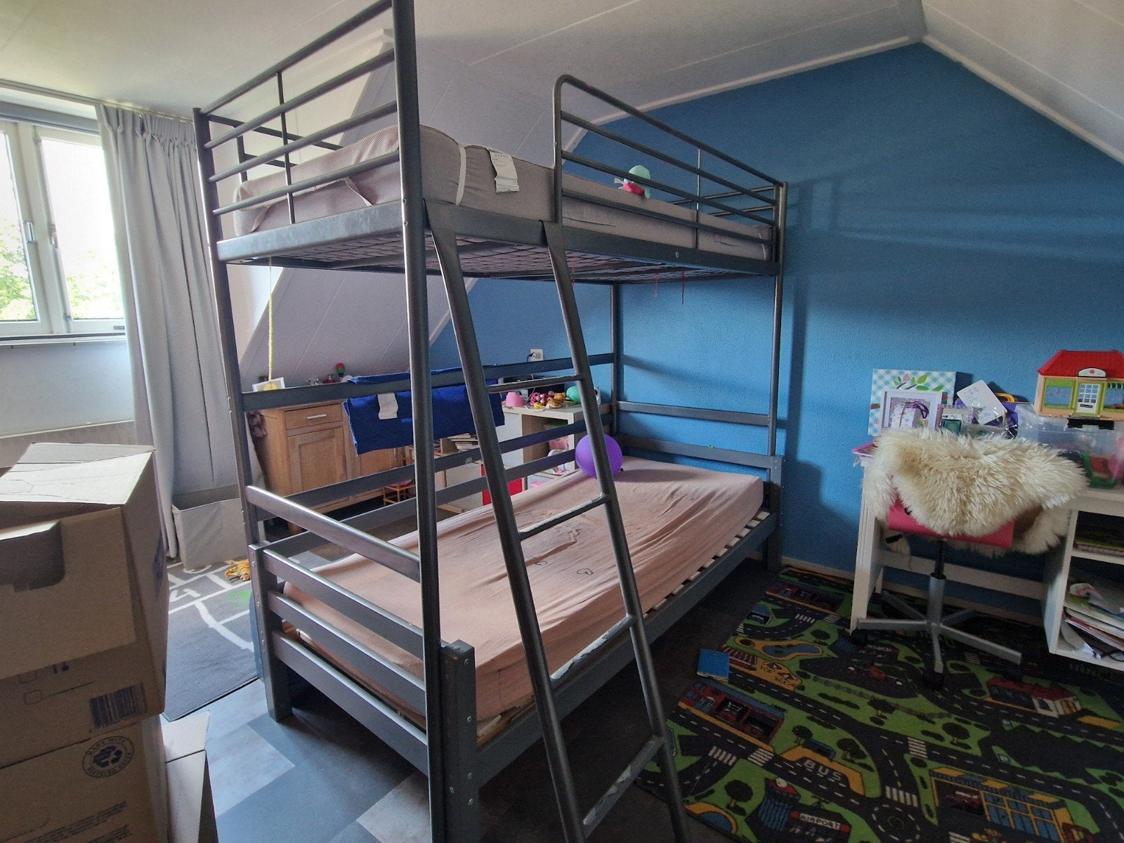 Hoogslaper ikea, Ophalen, Gebruikt, Eenpersoons, 90 cm