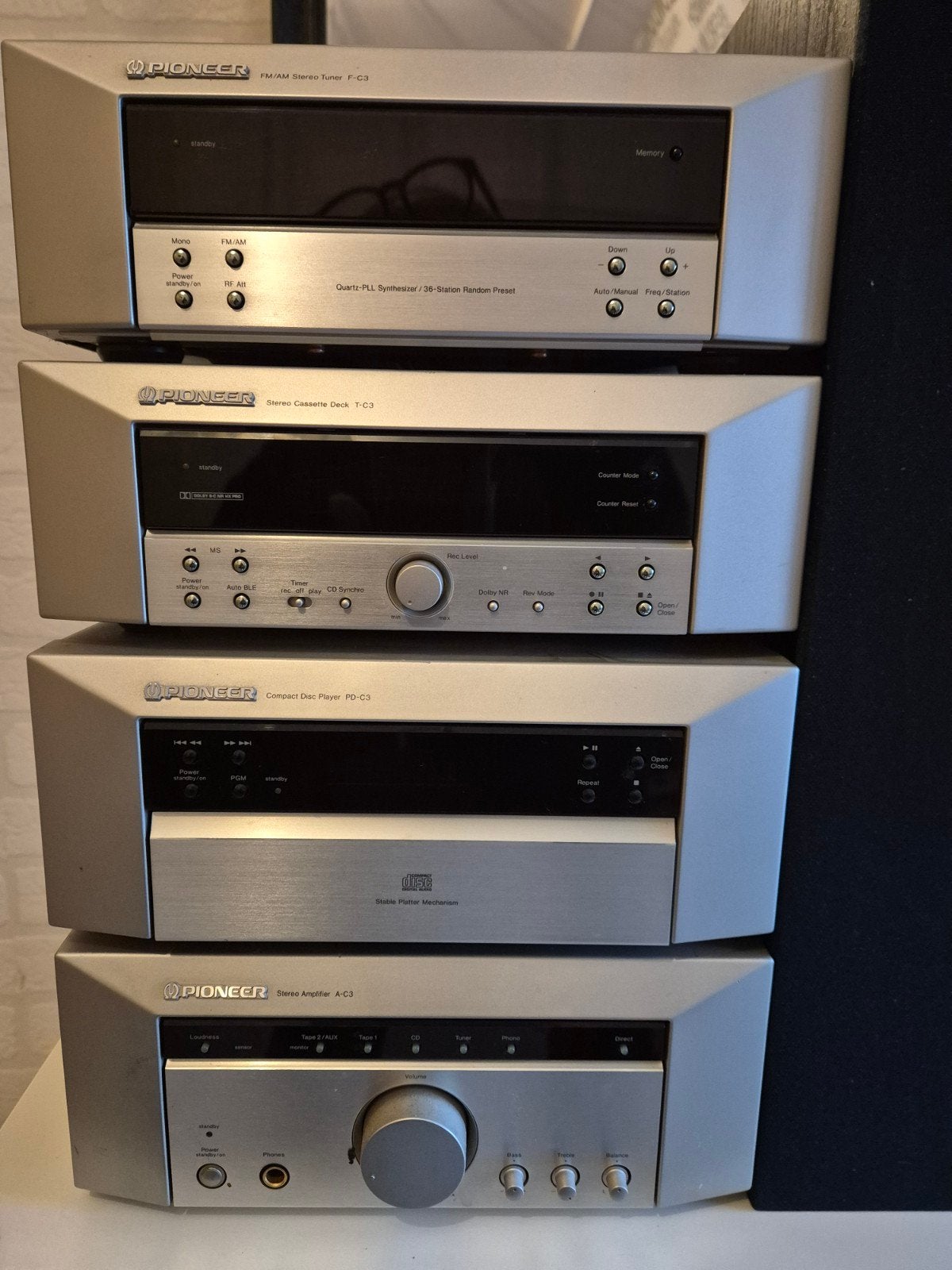 Pioneer  met Tuner, Cassettedeck, CD-speler, Verste, Ophalen, Gebruikt, Losse componenten, Cassettedeck