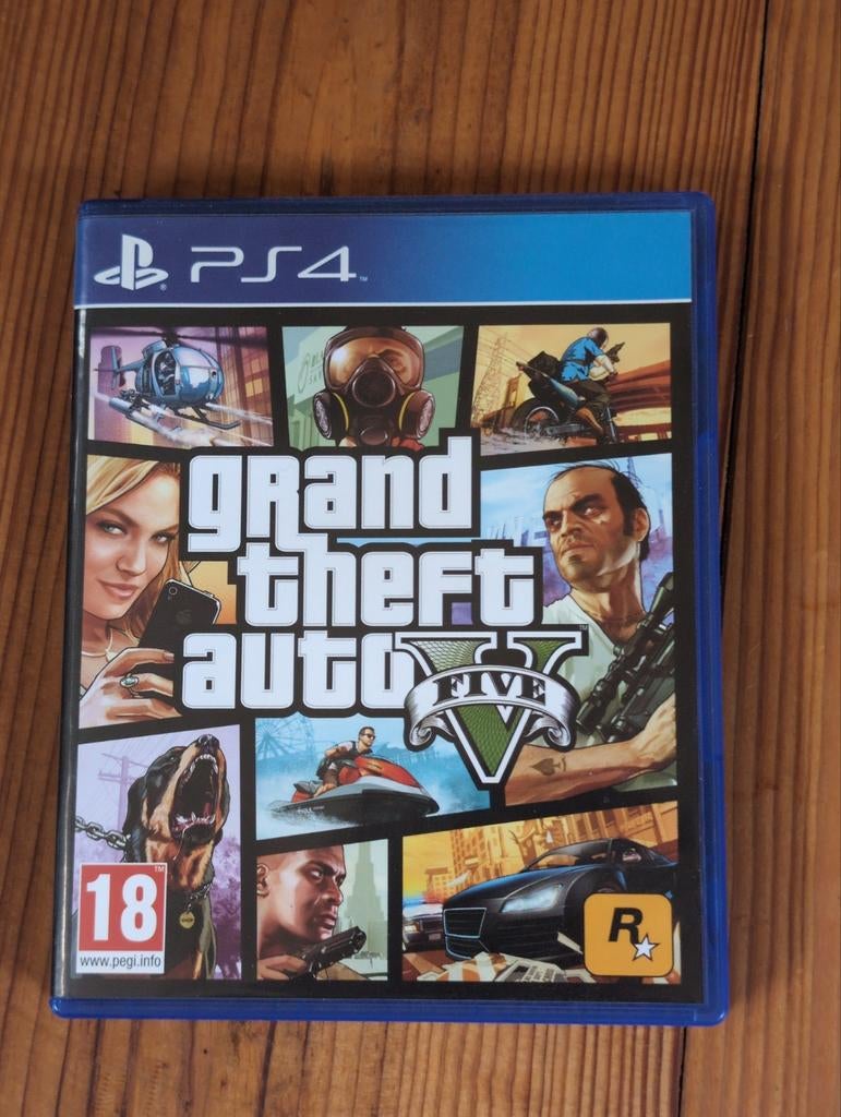 Grand Theft Auto V (GTA 5) PS4 - Zo goed als nieuw, Spelcomputers en Games, Games | Sony PlayStation 5, Avontuur en Actie, Online