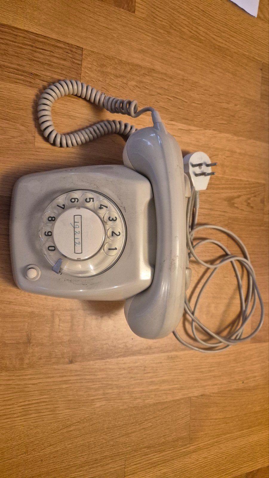 Vintage PTT T65 draaischijf telefoon Ericsson, Ophalen, Gebruikt, Met draaischijf