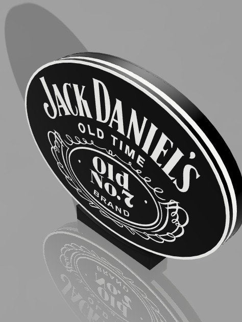 Jack Daniels LED Lichtbak - Unieke Decoratie, Ophalen of Verzenden, Nieuw, Lichtbak of (neon) lamp