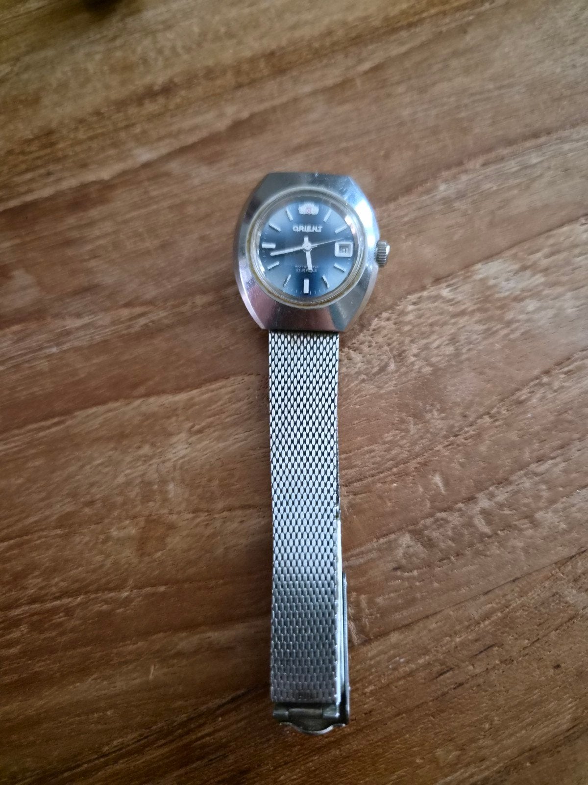 Orient Dames Horloge Automatic 21 Jewels, Overige merken, Staal, Gebruikt, Staal