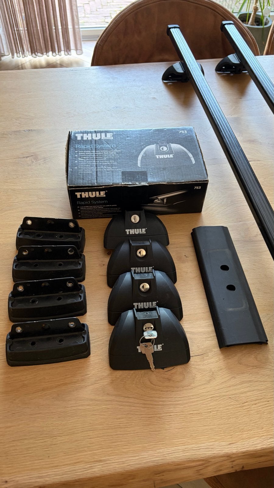 Thule dakdragers Honda CR-V 2007-2011 – Rapid 753 + Kit 3042, Ophalen of Verzenden, Gebruikt