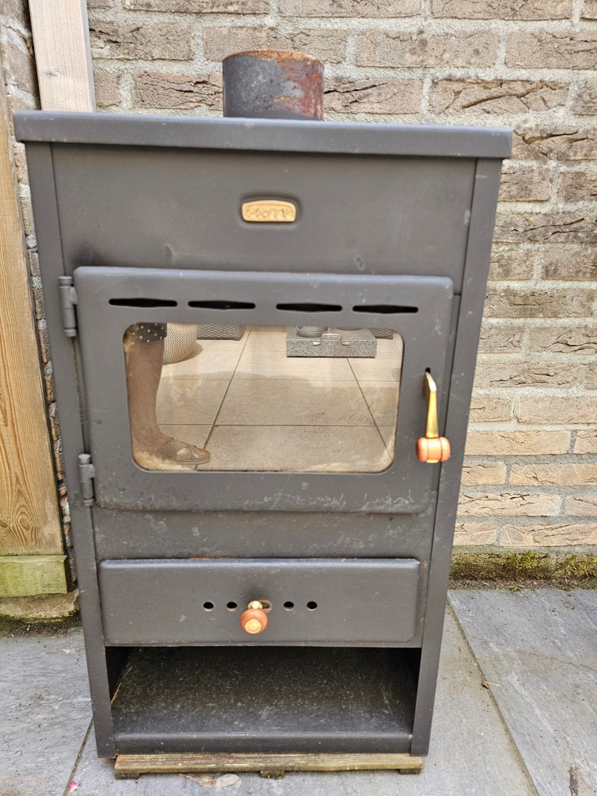 Houtkachel, Huis en Inrichting, Kachels, Ophalen, Gebruikt, Hout, Houtkachel
