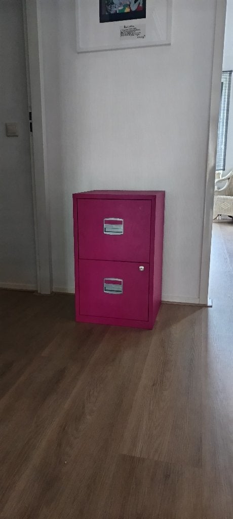 lade kastje (41x40x67Hoog) nieuwstaat 35 euro, 1 of 2 laden, Zo goed als nieuw, Minder dan 100 cm, Metaal