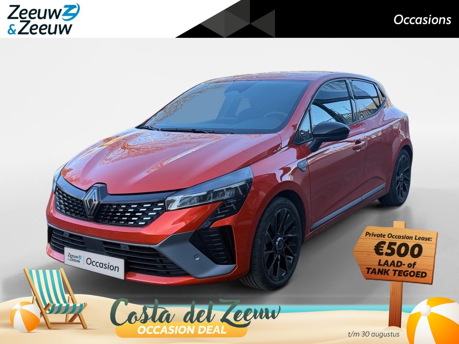 Renault Clio 1.6 E-Tech Full Hybrid 145 esprit Alpine AUTOMA, 12 maanden, Gebruikt, Euro 6, Leder en Stof