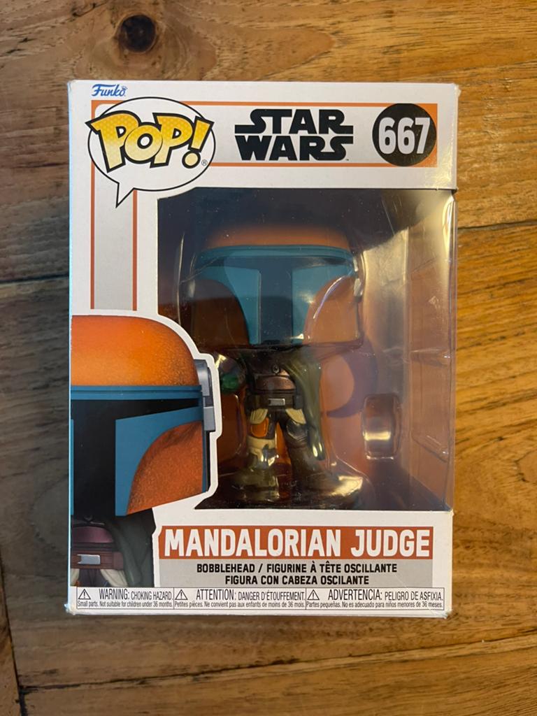 Funko pop mandalorian judge, Ophalen of Verzenden, Zo goed als nieuw