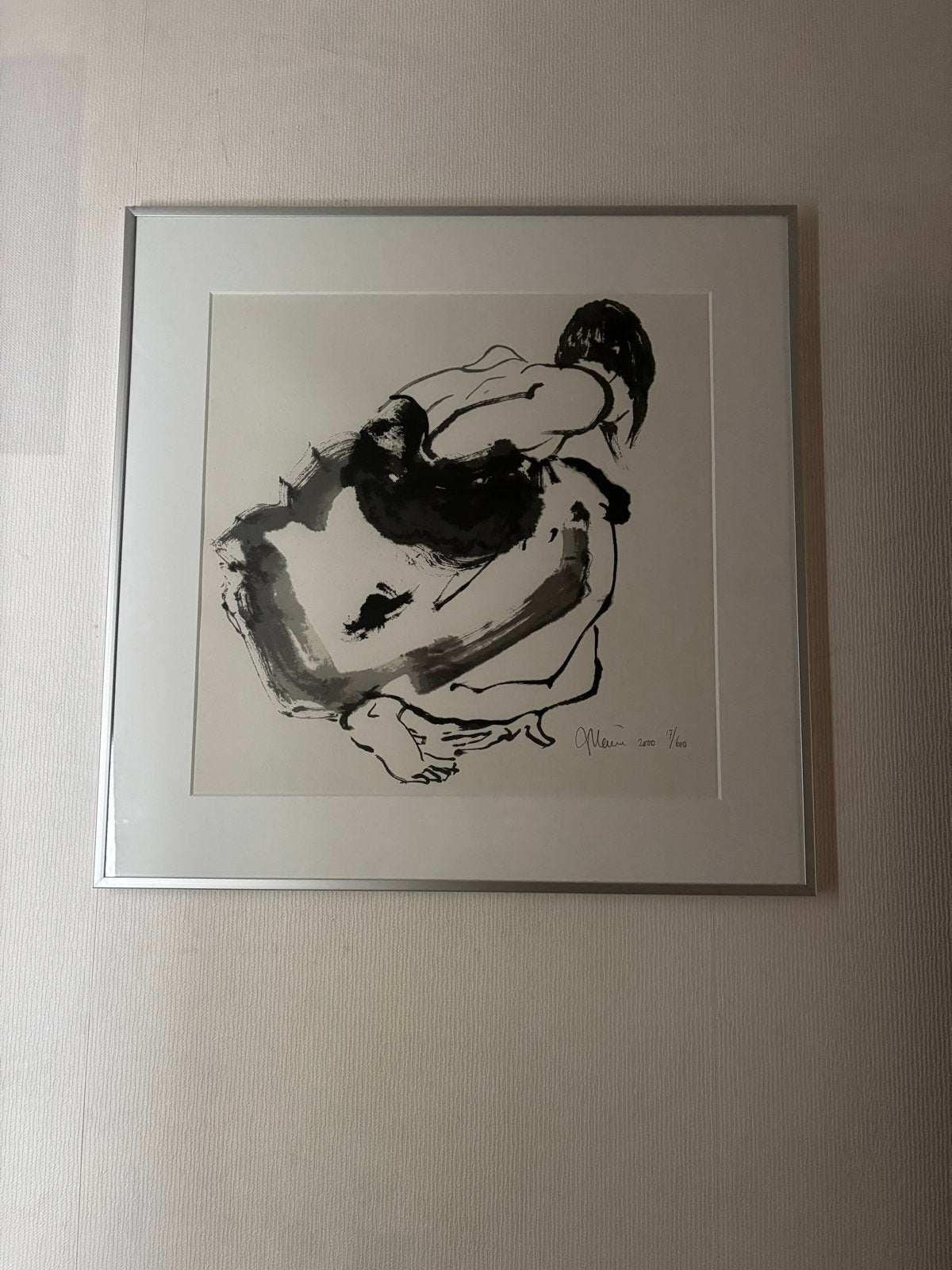 Litho Marie José Leenders, Antiek en Kunst, Kunst | Litho's en Zeefdrukken, Gelimiteerde oplage, Ophalen, Portret en Figuren, Lithografie