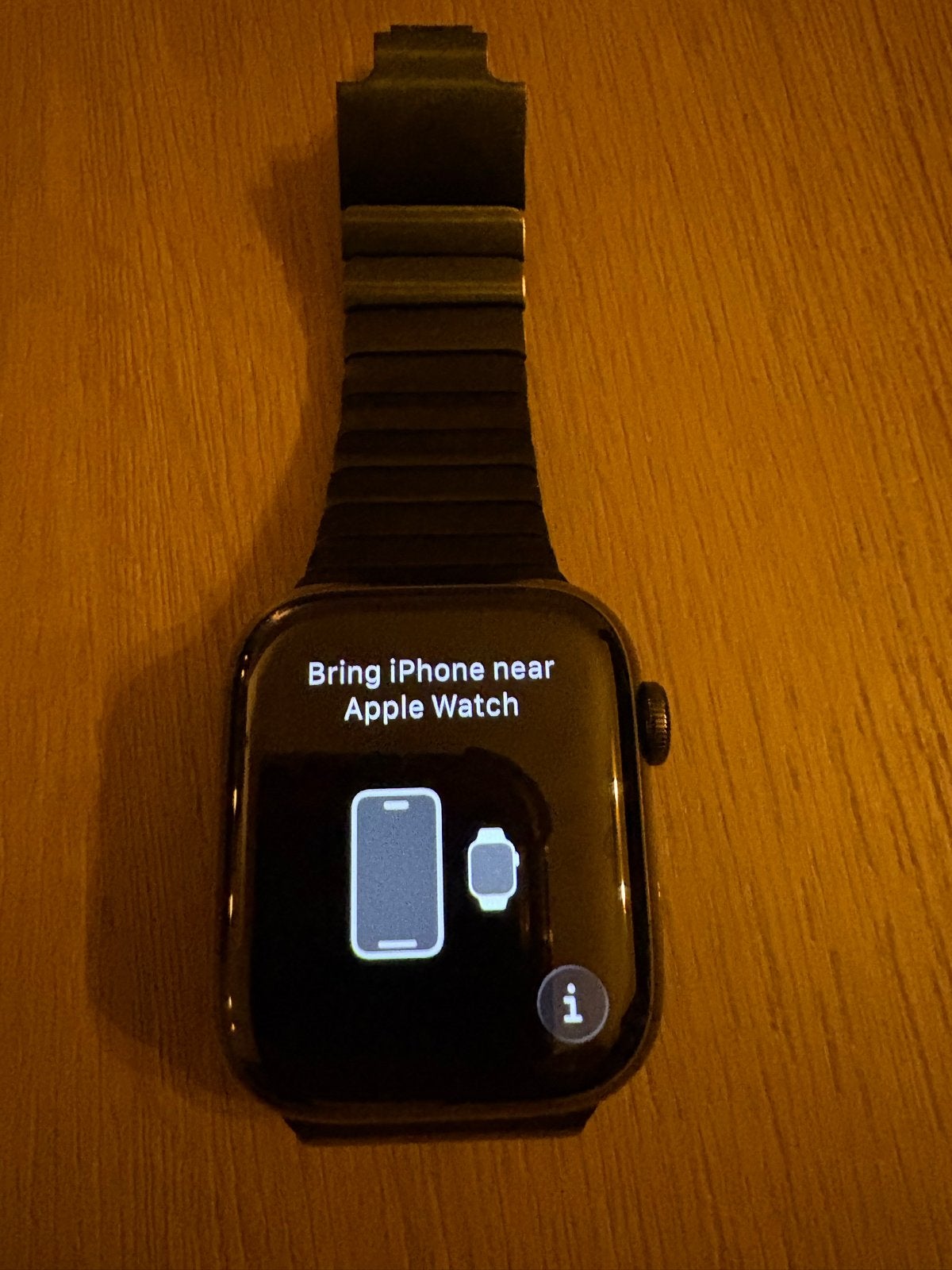 Apple Watch 7 cellulair met zwart titanium band, Ophalen, Gebruikt, Zwart, IOS