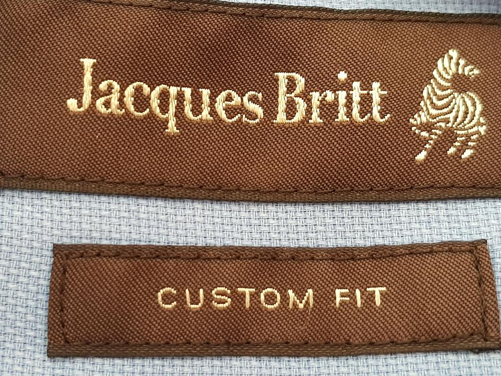 Nieuw Jacques Britt Overhemd met blauwe kleur maat 44 XL, Halswijdte 43/44 (XL), Verzenden, Blauw, Jacques