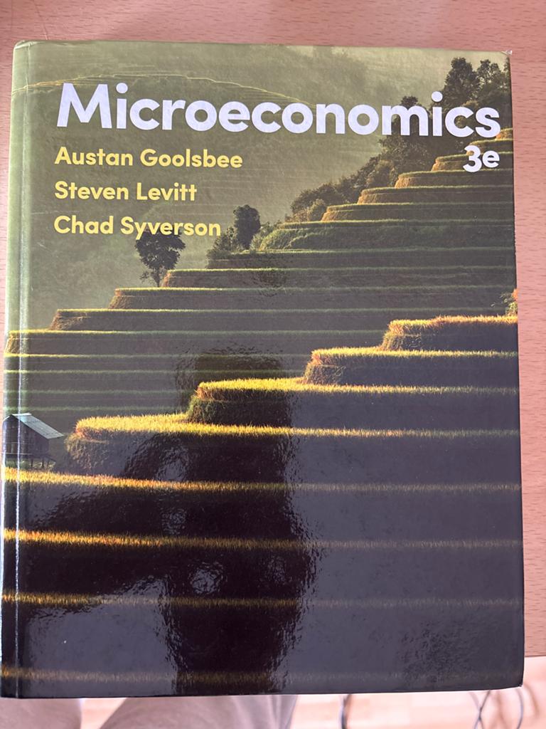 Microeconomics 3e - ISBN 978-1-319-30679-3, Ophalen of Verzenden, Gamma, Zo goed als nieuw, WO
