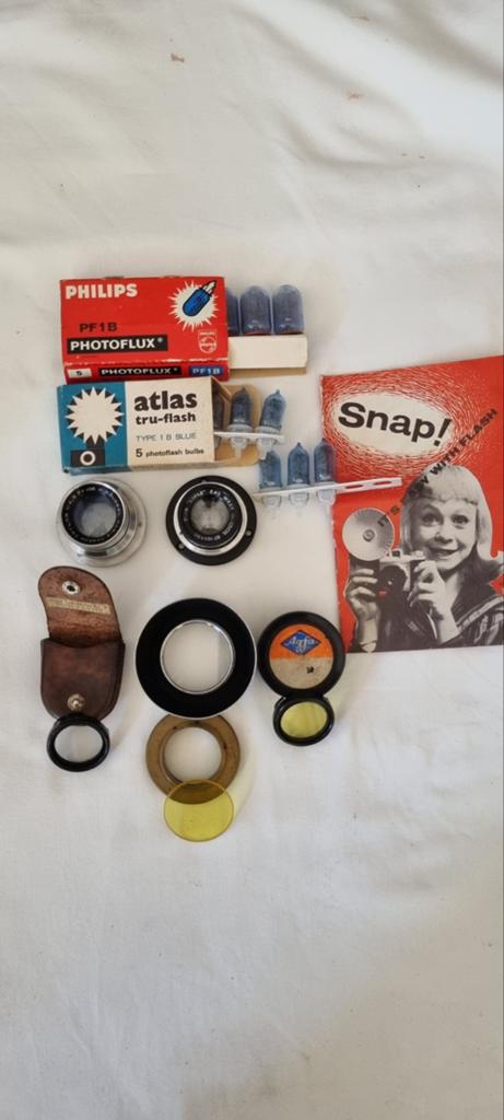 Vintage camera accessoires: lenzen, filters, flitslampen, Overige merken, Gebruikt, Minder dan 50 mm, Overige typen
