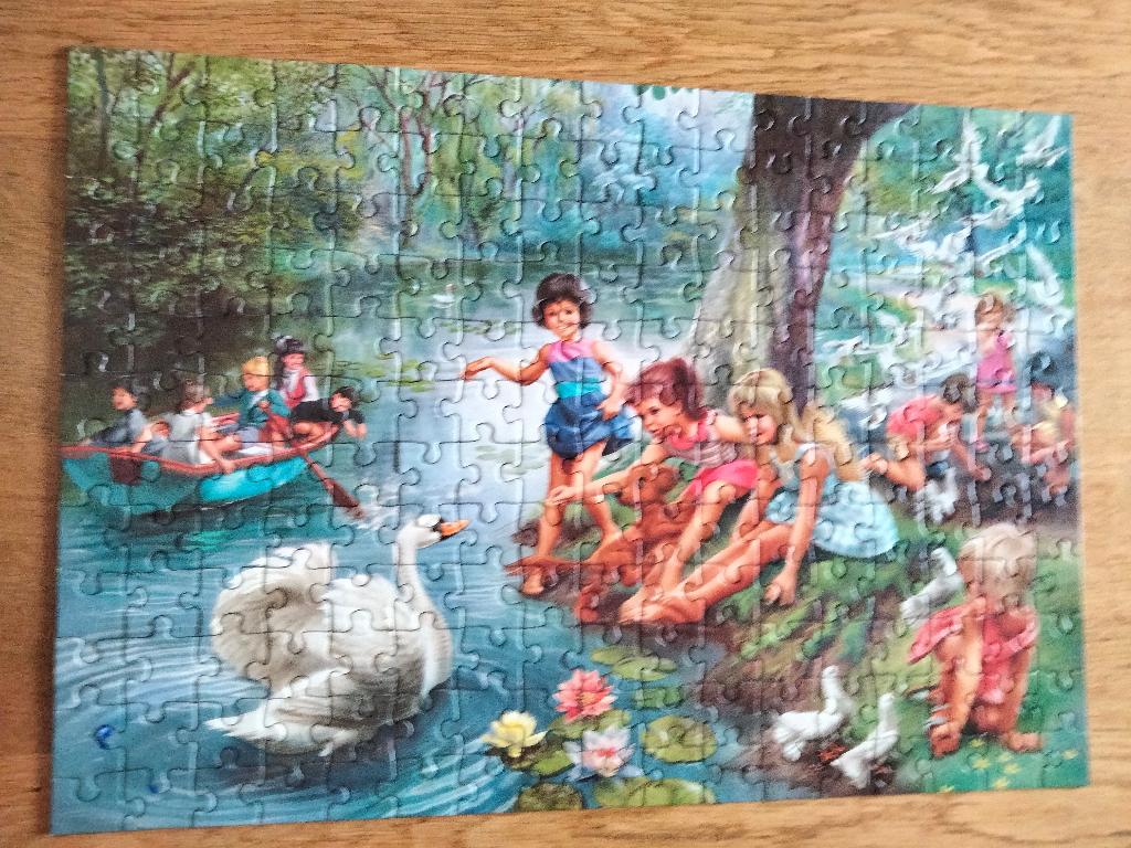 Martine puzzel, Ophalen of Verzenden, Meer dan 50 stukjes, Gebruikt, 6 jaar of ouder