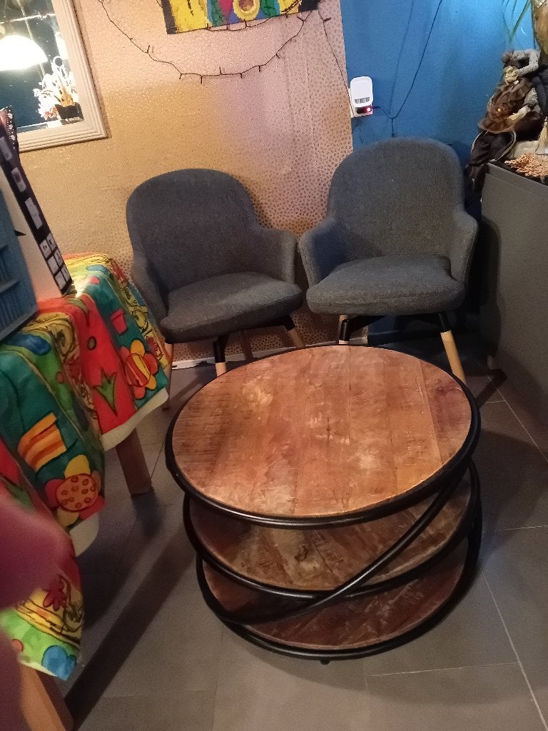 salontafel, Huis en Inrichting, 100 tot 150 cm, Rond, Nieuw, 50 tot 100 cm