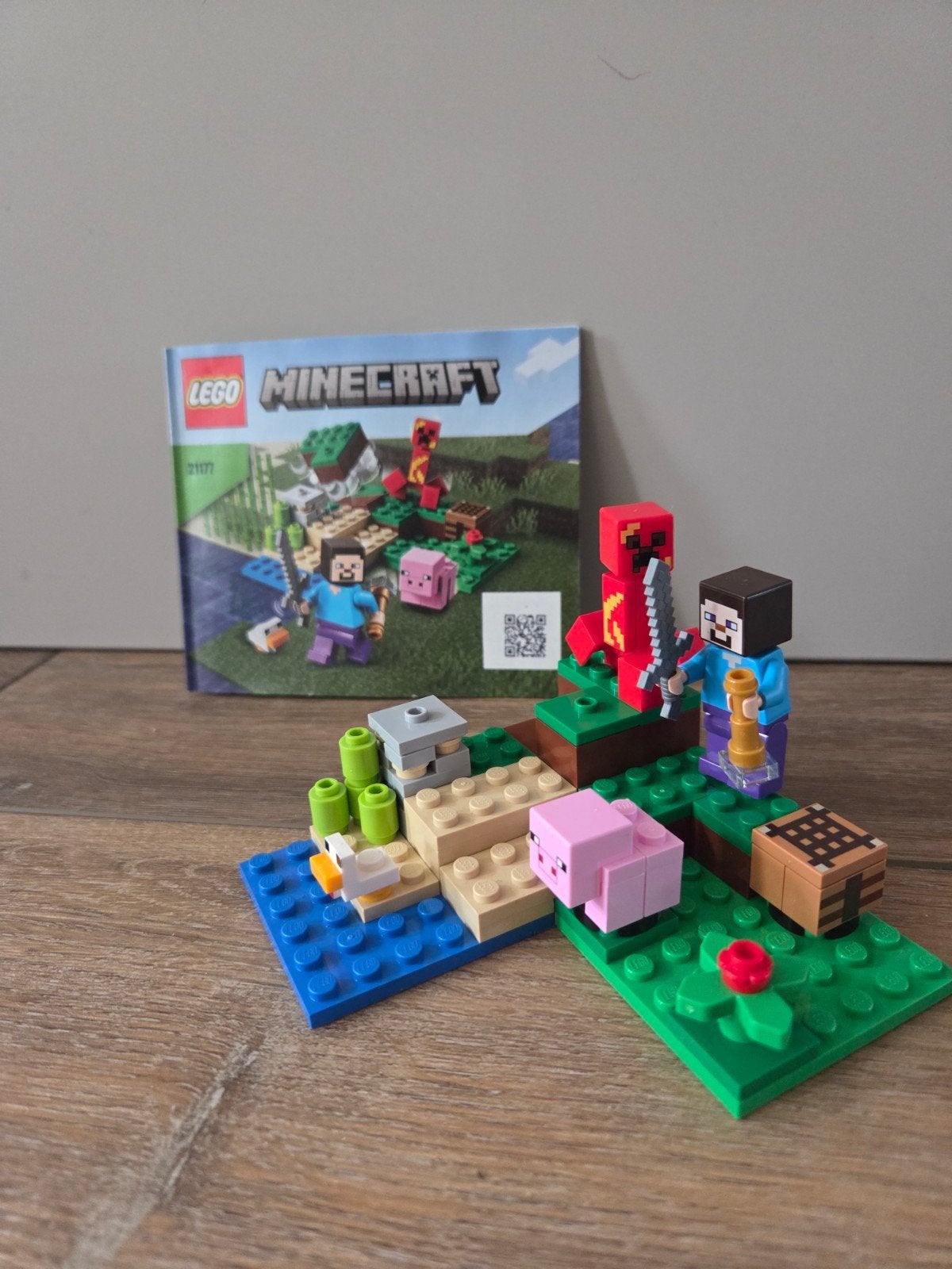 Lego Minecraft set 21177 compleet met boekje en doos, Kinderen en Baby's, Inclusief instructies, Minecraft, Lego, Ophalen of Verzenden
