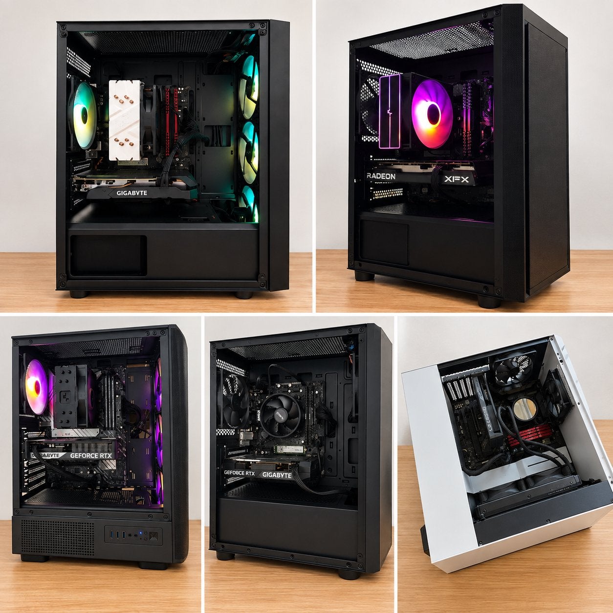 Gaming PC’s | RTX 2060 / RTX 3060 / RX 7600 / 5060 / 5060 Ti, 32 GB, Zelf gebouwde pc, Refurbished, Gaming