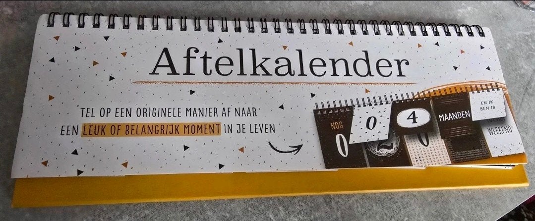 Aftelkalender, Ophalen of Verzenden, Maandkalender