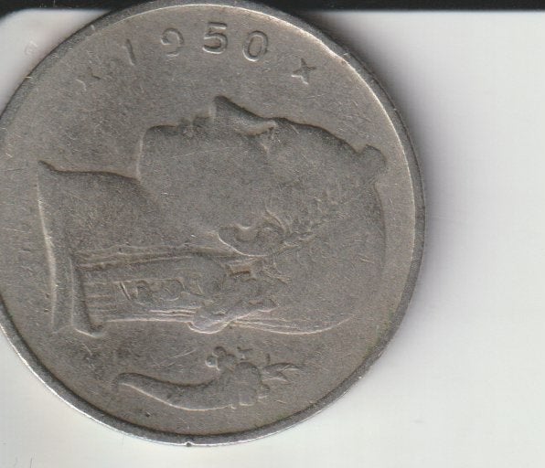 1 franc 1950 belgie, Verzenden