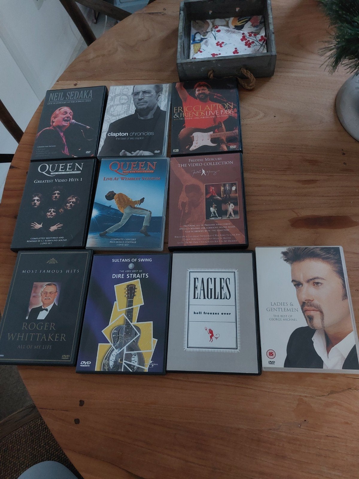 DVD collectie: Queen, Eric Clapton, Dire Straits, Eagl, Alle leeftijden, Nederlands, Ophalen of Verzenden, Concert