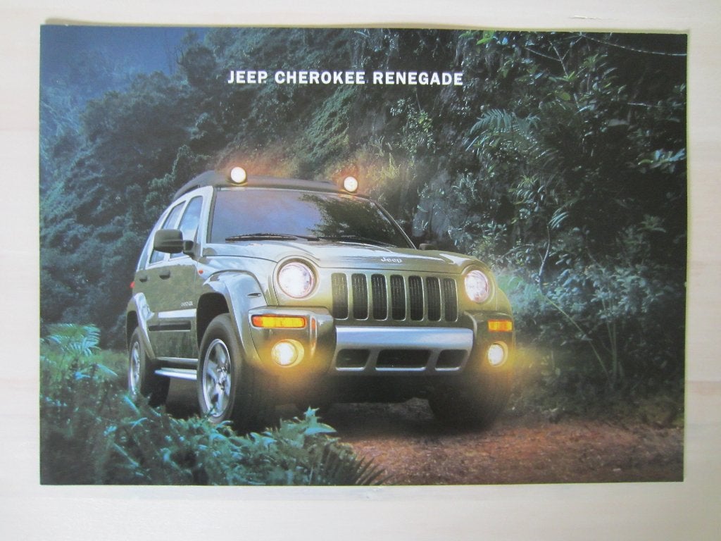 Brochure Jeep Cherokee Renegade 2004 (NL), Ophalen of Verzenden, Zo goed als nieuw, Overige merken