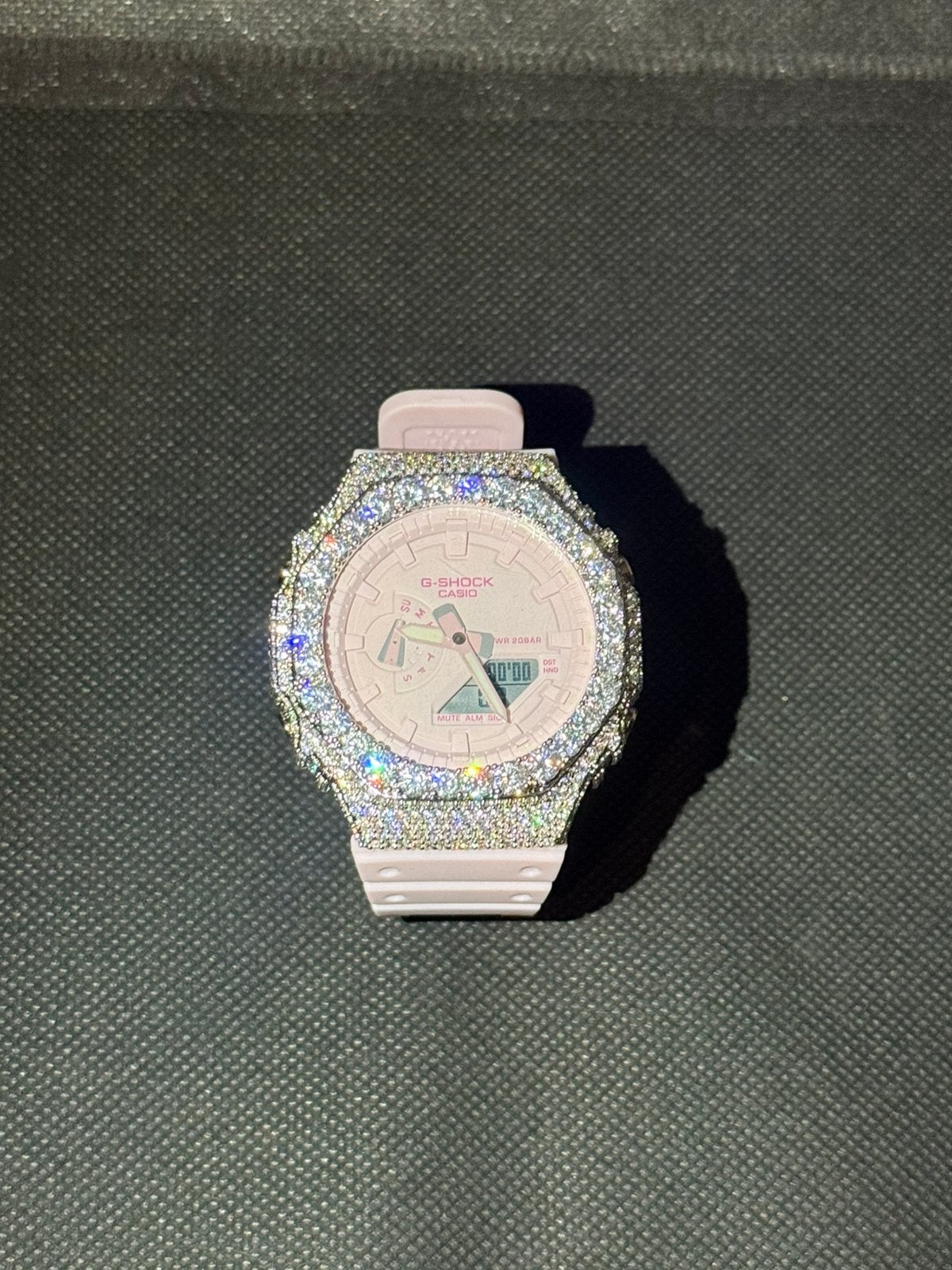 G-Shock GA-2100 Pink Moissanite Watch, Ophalen of Verzenden, Zo goed als nieuw, Android, Waterdicht