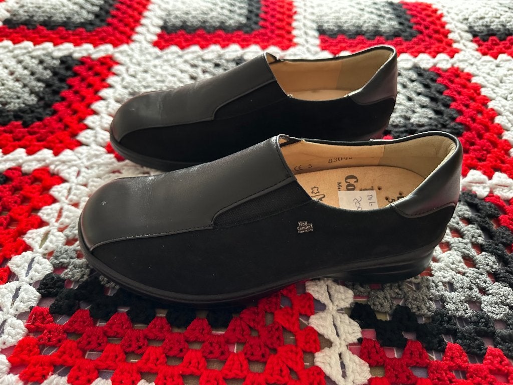 Damesschoenen, Finn Comfort, Zwart, Overige typen, Nieuw