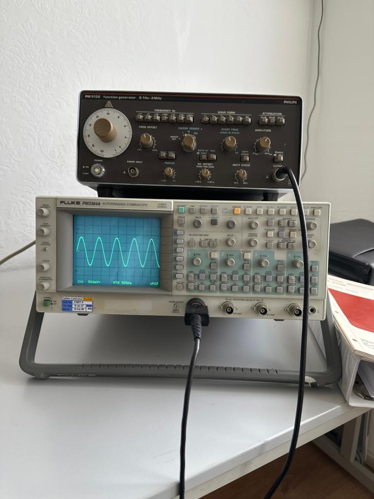 Fluke PM3384A Combiscope & Philips PM5132 Functiegenerator, Ophalen, Gebruikt