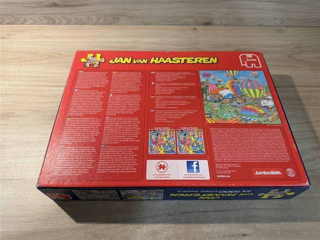 Jan van Haasteren - zeebanket - taarten toernooi - 2in1 - s6, Ophalen of Verzenden, 500 t/m 1500 stukjes, Zo goed als nieuw