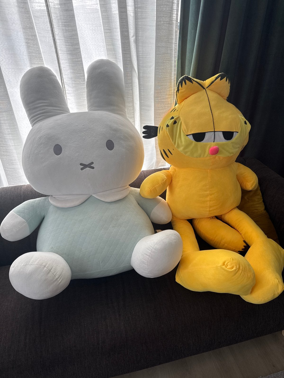 Grote Nijntje en Garfield knuffels - Gratis af te halen, Ophalen, Gebruikt, Overige merken, Konijn