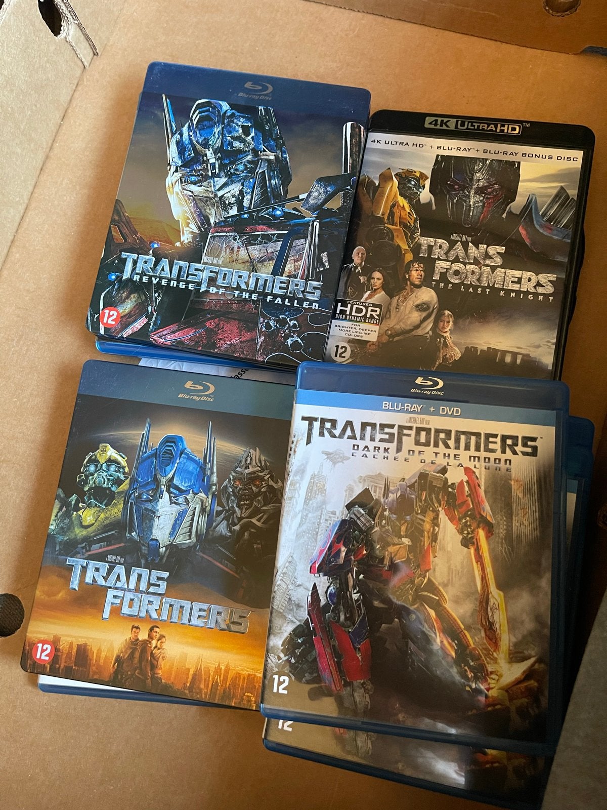 Transformers 1-4 geen 4k, Nederlands, Film, Science Fiction en Fantasy, 4K Ultra HD Blu-ray