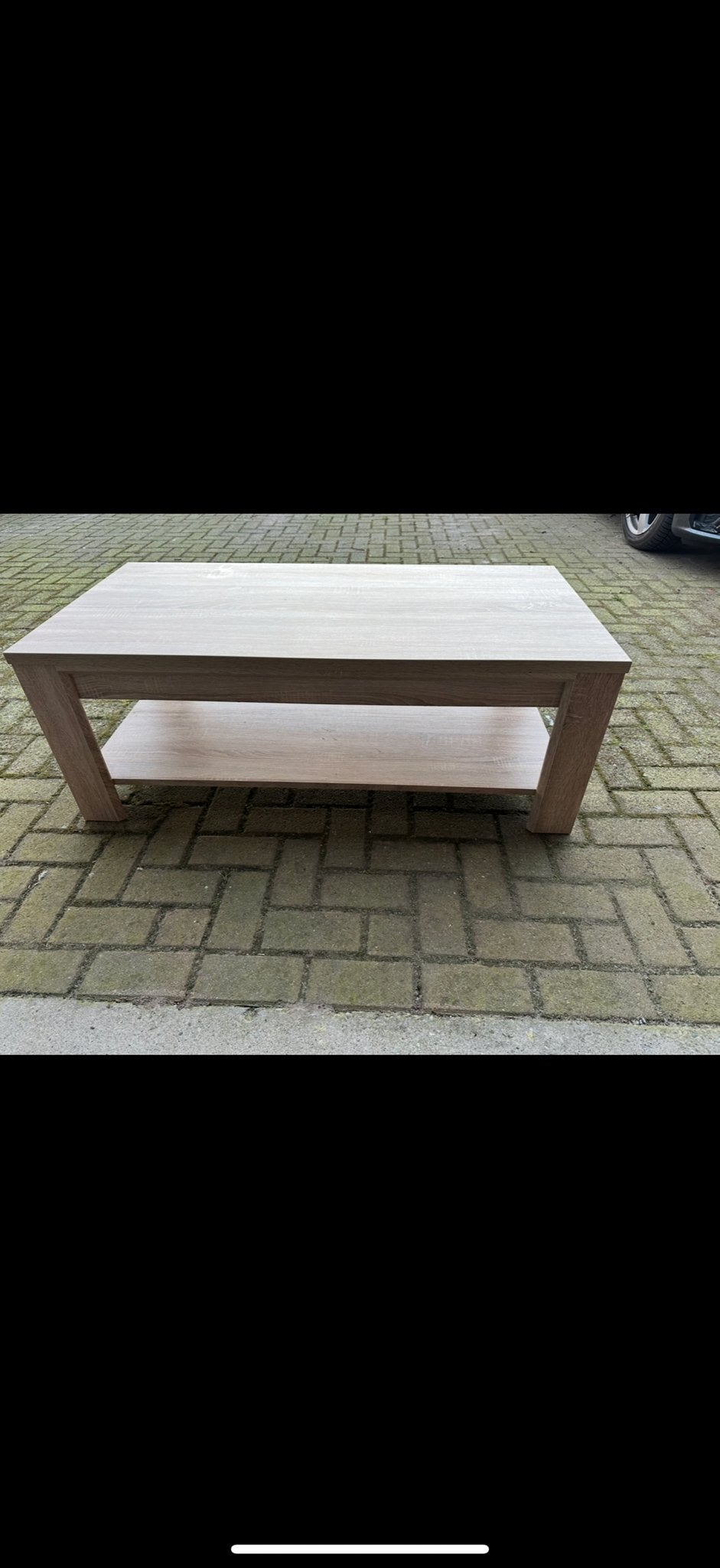 Salontafel zgan 120x60x45 cm, Huis en Inrichting, Gebruikt, 100 tot 150 cm, Overige houtsoorten, 50 tot 100 cm