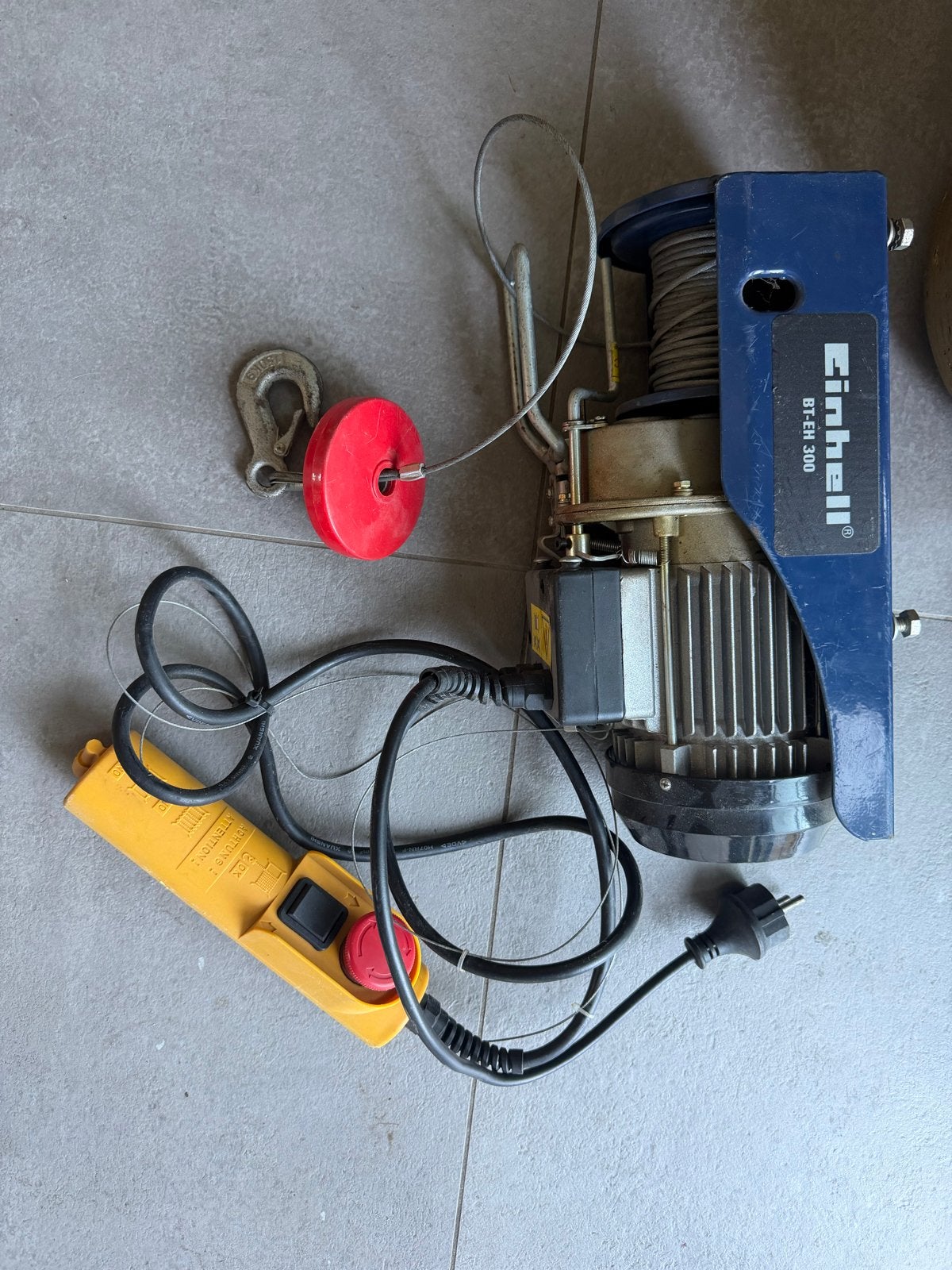 Einhell BT-EH 300 Elektrische Takel/Lier, Ophalen, Gebruikt, Elektrisch