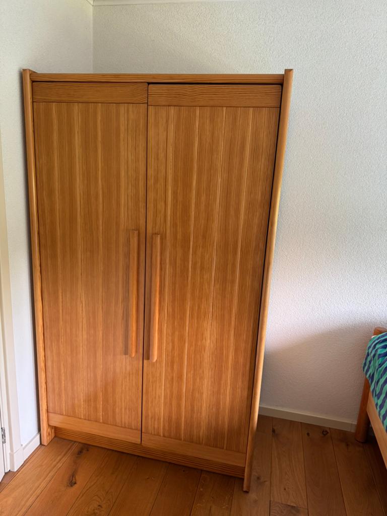 Grenen slaapkamer, Ophalen, Gebruikt, 50 tot 100 cm, 150 tot 200 cm