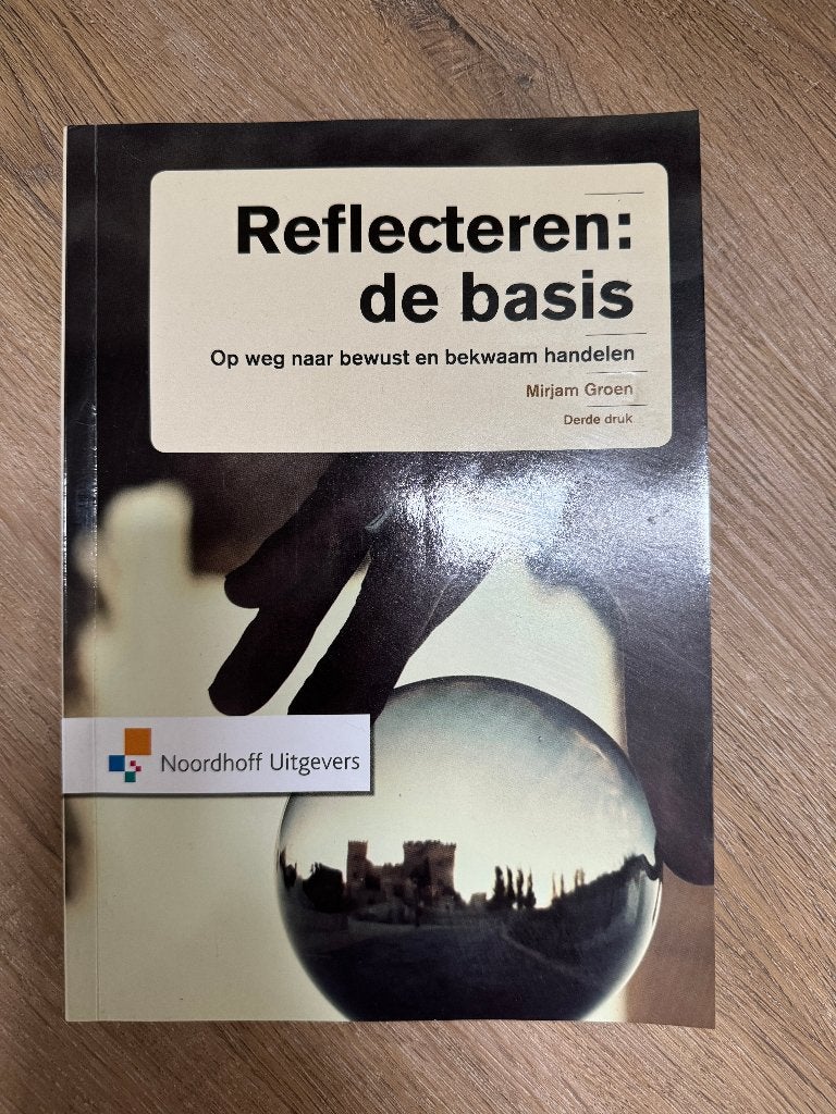 Reflecteren de basis, Ophalen of Verzenden, Beta, Zo goed als nieuw, HBO