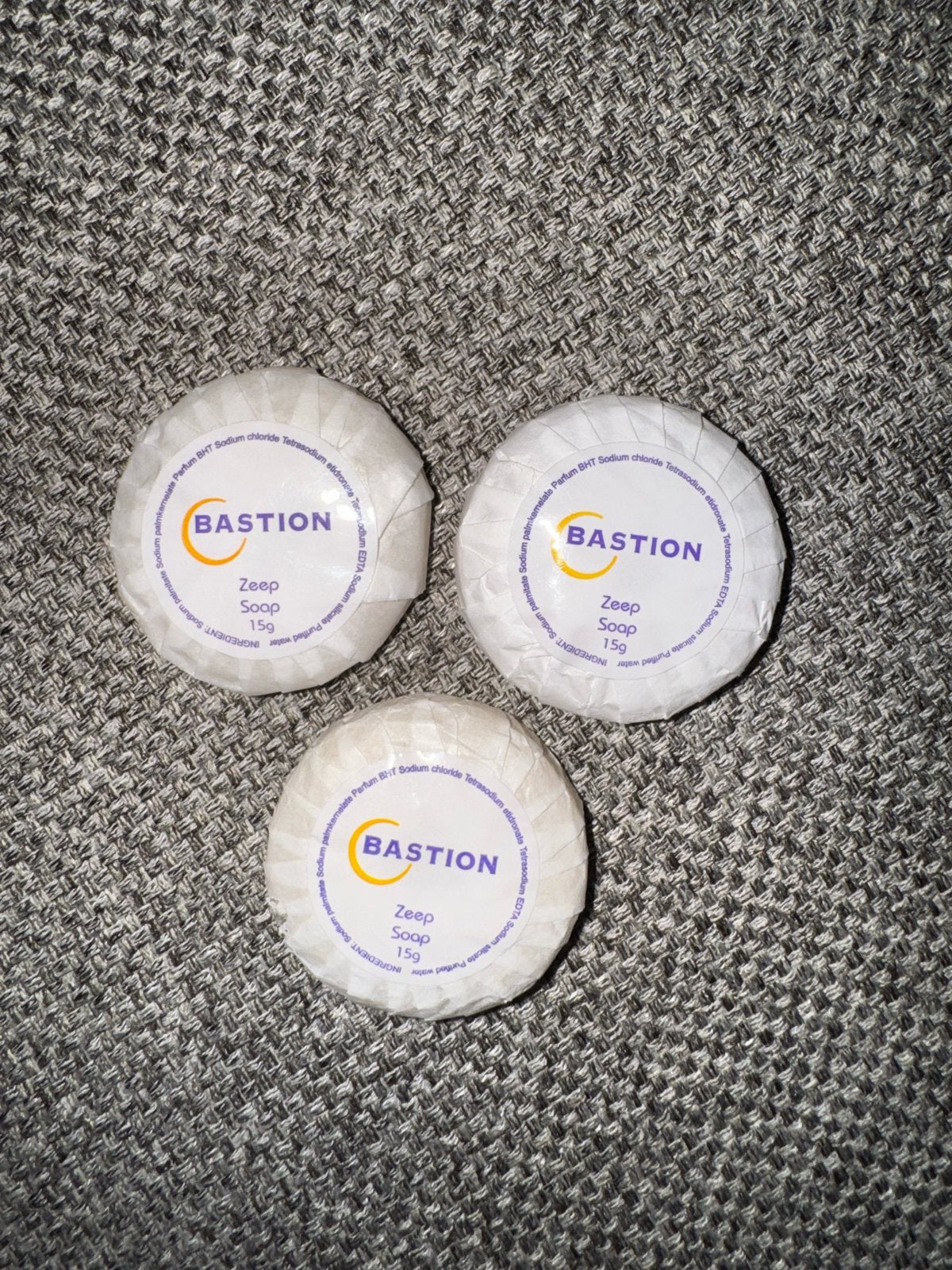 Bastion Zeepjes - 3 stuks (15g per stuk), Ophalen of Verzenden, Nieuw, Bad & Douche