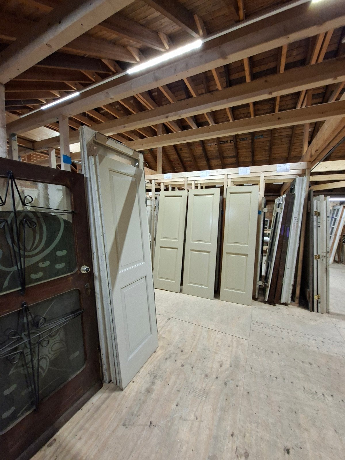 7 hoge deuren voor kast of openslaande wand, Ophalen