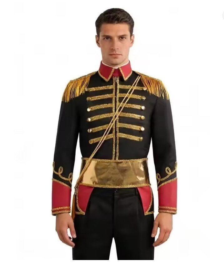 Verkleedpak Fanfare / Notenkraker / Circusdirecteur XL / XXL, Ophalen of Verzenden