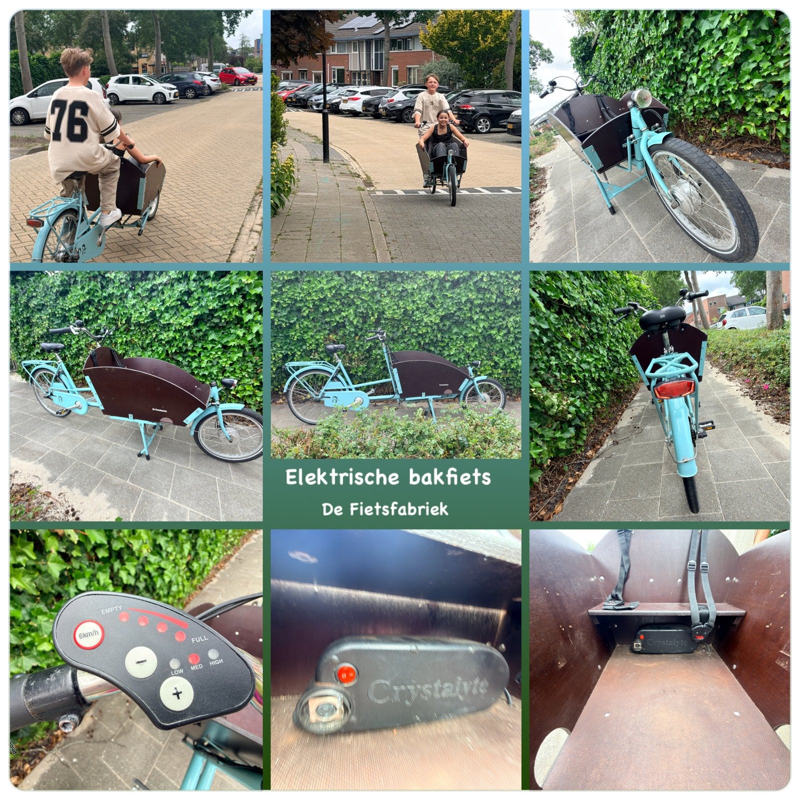 Elektrische bakfiets fietsfabriek, doe gerust een bod!, Ophalen, Zo goed als nieuw