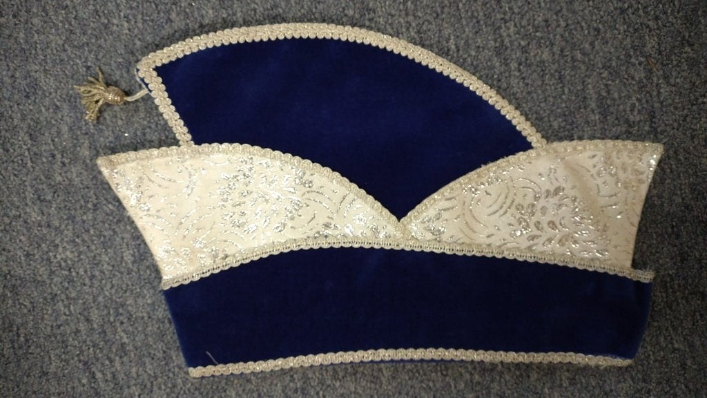 Carnaval steken en bootjes (blauw, wit en zilver), Ophalen, Carnaval, Overige maten, Kleding