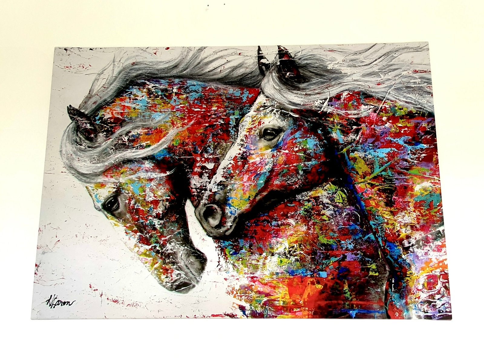 Canvas 100x70 cm opgespannen / Canvas 100x70 cm stretched, Ophalen